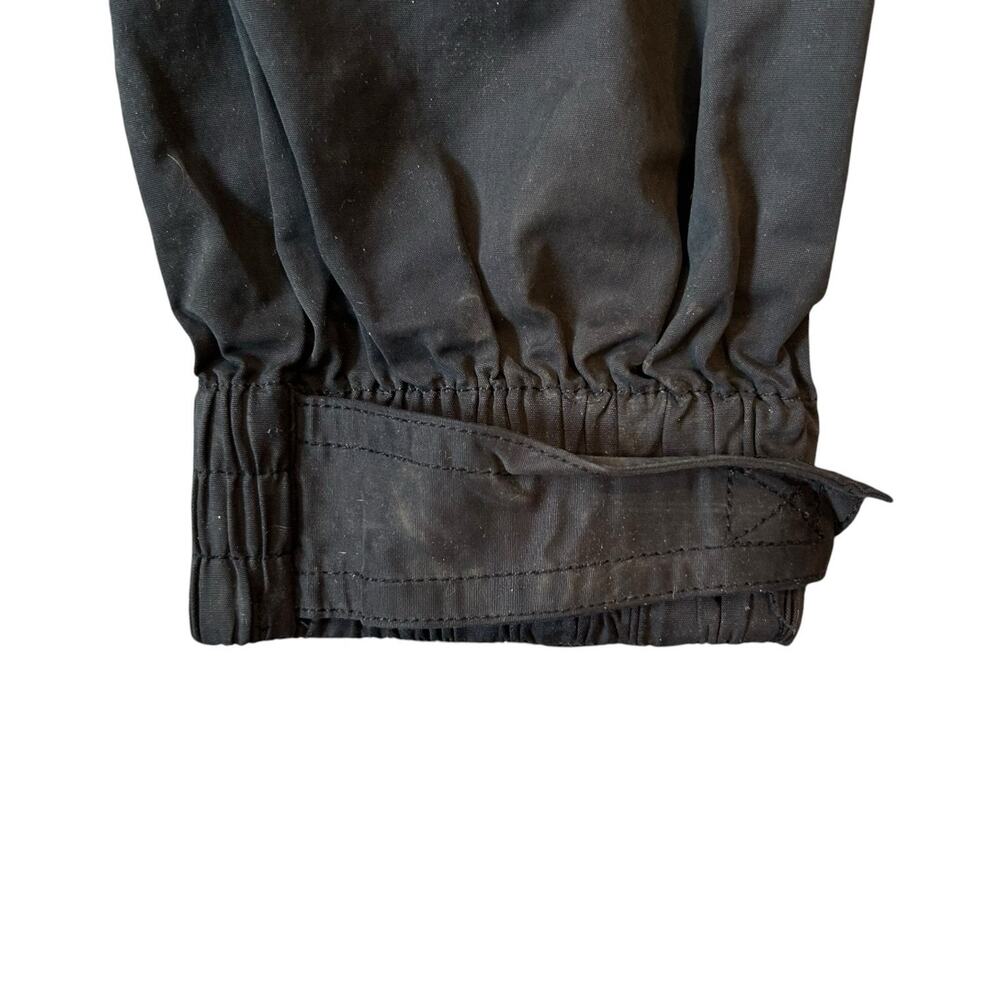 Urban Outfitters Black Ruffle Waist Joggers Sz M Clean Girl Minimalist - Picture 9 of 16